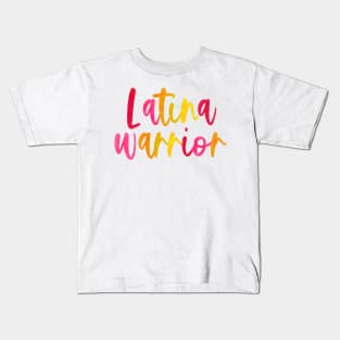 Latina Warrior Kids T-Shirt